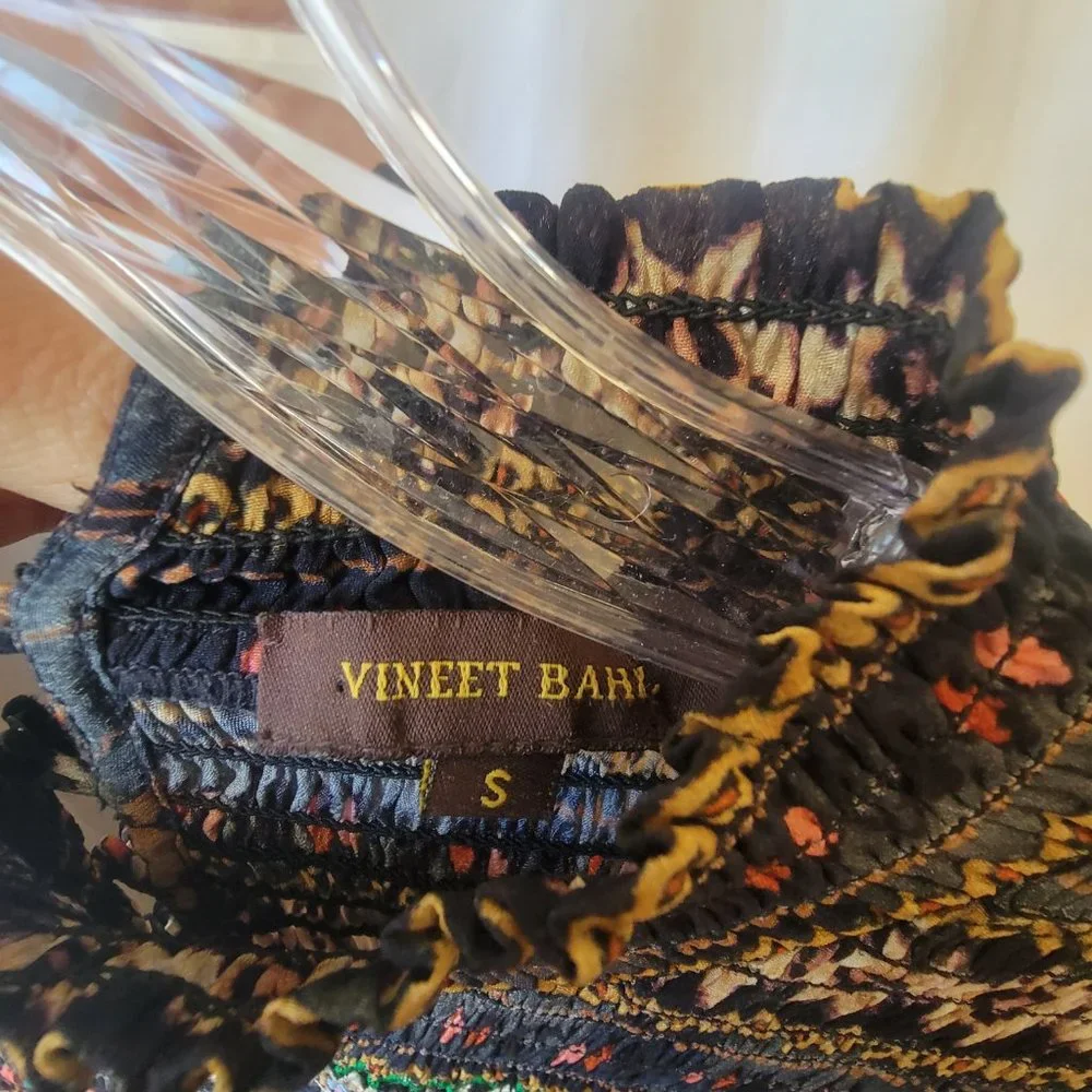 Anthopologie Vineet Ball Embroidered dress - Picture 3 of 8